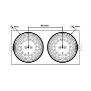 SLC DL04 Square X2 LED-lampe 2700 K hvid