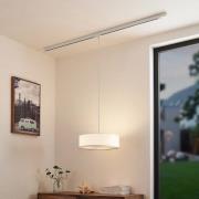 Arcchio Heleni hængelampe, skinne, hvid 40cm
