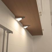 Prios Odia LED-underskabsbelysning, stål, 2 lyskilder.