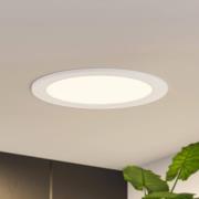 Prios LED-indbygningslampe Cadance, hvid, 22 cm, dæmpbar