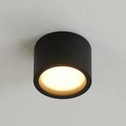 Arcchio downlight Nieva, GX53, sort, rund, Ø 10cm, metal