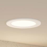 Prios LED-indbygningslampe Cadance, hvid, 17 cm, CCT, IP44