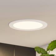 Prios LED-indbygningslampe Cadance, hvid, 22 cm, 10 stk, dæmpbar