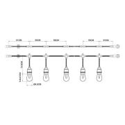 Prios Smart LED-lyskæde Liezel, 732 cm, RGBW, Tuya