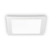 Indbygget loftlampe med LED Groove firkantet 16,8x16,8 cm