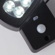LED solcelle-væglampe 67423BK-PIR, bevægelsesdetektor