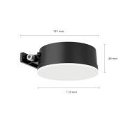 Philips LED-solcelle-væglampe Vynce, Ø hoved 11,2 cm