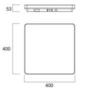 Sylvania Start Surface LED-loftslampe 40 cm x 40 cm