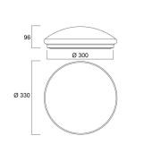 Sylvania Start Surface LED-loft med sensor Ø 33cm