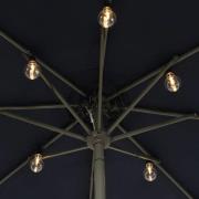 LED-lyskæde 490145 til parasoller, glødetråd
