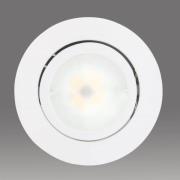 Moderne LED-indbygningslampe 5W, hvid