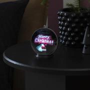 Merry Christmas 3D-hologramkugle, 42 LED'er