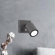 Vægspot Jarek antracit/krom, 1 lyskilde