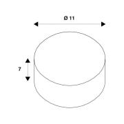 SLV LED-reflektorpære QPAR111, 3.000 K, GU10, 12 W, dæmpbar