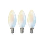 LUUMR Smart LED-dråbepære sæt med 3 E14 4,2W CCT klar Tuya