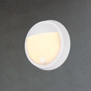 Udendørs LED-væglampe 3784016, hvid, touchdæmper, Ø 17 cm