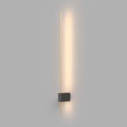 Maytoni LED-væglampe Pars, 62,3 cm, sort/guld, aluminium