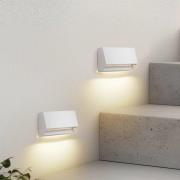 Lindby udendørs LED-væglampe Appeso, længde 16 cm, sæt med 2 stk