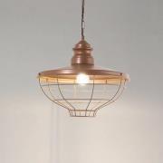 Hængelampe Sivani Tel MR-635, mørkebrun, metal, Ø 44 cm