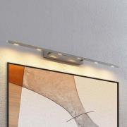 Lucande Alexis LED-gallerilampe 118 cm, mat nikkel