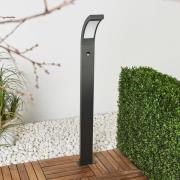 Lucande LED-gadelampe Juvia, 100 cm, bevægelsessensor, IP54