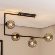 Soma loftlampe, grafit/sort, glas, E14