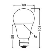 OSRAM LED Relax/Active/Sleep glødepære E27 8,8W mat 827/840