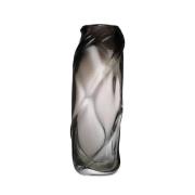 ferm LIVING Vase Water Swirl Tall, grå, højde 47 cm, glas