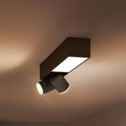 Philips Hue LED-loftspot Centris black 2 lyskilder RGB CCT