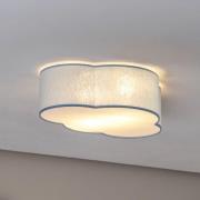Cloud loftlampe, blå, 43 cm lang, tekstil, sky, E27