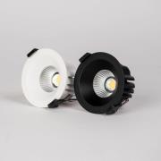 SLC LED-downlight OnePro Soft, sort, 3.000 K, aluminium