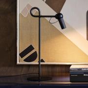 Kundalini LED-bordlampe Bird, sort, højde 48 cm