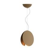 Fabbian Akoya hængelampe, bronze, Ø30cm, 3000K, 1-10Vdæmpbar