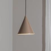 Shape hængelampe, beige, metal, Ø 24 cm, kegle, E27