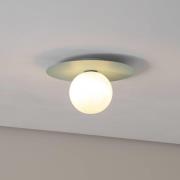 Pixie loftlampe, mintgrøn, glas, Ø 25 cm, kugle, G9