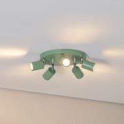 Loftspot Fun, lysegrøn, Ø 30 cm, justerbar, GU10