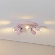 Fun loftspot, pink, Ø 30 cm, justerbar, GU10