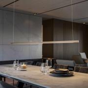 Quitani Talon LED-hængelampe bronze anodiseret 32W