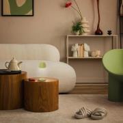 LED-bordlampe med batteri Brilo unplugged Riffle, 20 cm, grøn