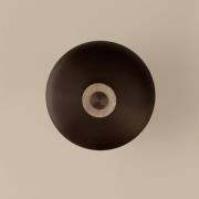 Audo Reverse LED-væglampe, sand/bronze, sten, Ø 24 cm