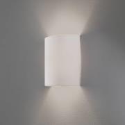 Celine væglampe, hvid, stof, E27