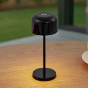 Lucande LED-bordlampe Quill, sort, CCT, dæmpbar