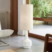 MARKET SET Gulvlampe Jimmy, hvid/beige, 121 cm