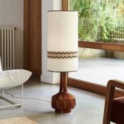 MARKET SET Gulvlampe Jimmy, højde 121 cm Keramik, mønsterbånd