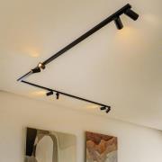 Loftspot Mono Corner VIII sort 2x200cm
