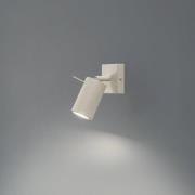 Ring vægspot, beige, udspring 16 cm, stål