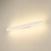 SLV LED-væglampe til badeværelset One Linear, 70 cm, hvid, metal, CCT