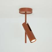 Loftspot Leda 1, teglrød, 1 lyskilde, højde 34 cm