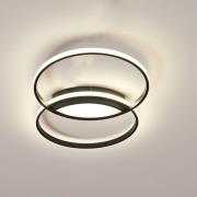 Lindby Valerna LED-loftlampe 31W stepdim sort