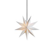 STERNTALER LED-stjerne, hvid, Ø 15 cm, 9 takker, IP44 batteri